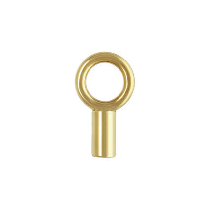 Crimp End Cap w/Ring (1.0mm ID) Gold Filled