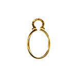 14x10mm  Gold Filled Clinch Pendant