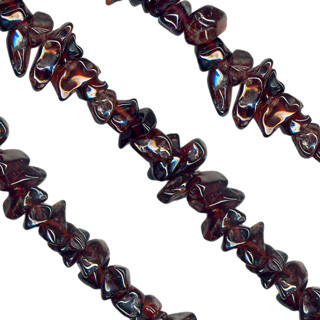 31-32'' Garnet Chip Beads Necklace