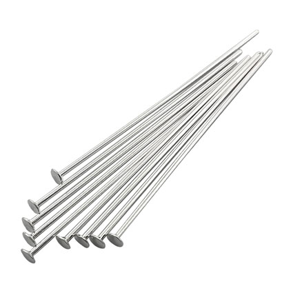 1"Head Pin (0.5mm) Sterling Silver