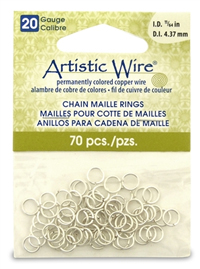 18ga ArtisticWire Chain Maille Rings 11/64