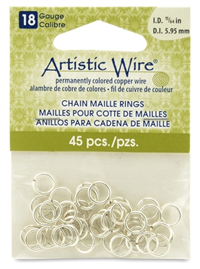 18ga ArtisticWire Chain Maille Rings 15/64