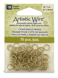 18ga ArtisticWire Chain Maille Rings 5/32