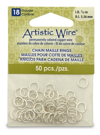 18ga ArtisticWire Chain Maille Rings 7/32