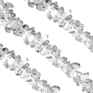 31-32'' Rock Crystal Chip Beads Necklace