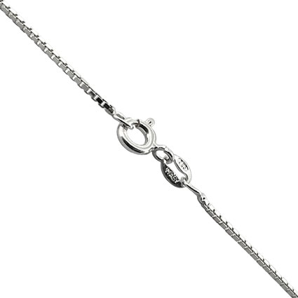 18'' Medium Box Chain Sterling Silver