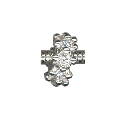 STS Charm Bead: Crystal Rondelle