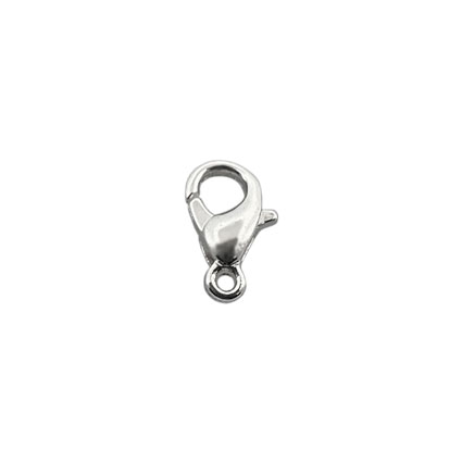 Small Trigger Clasp Silver Plated