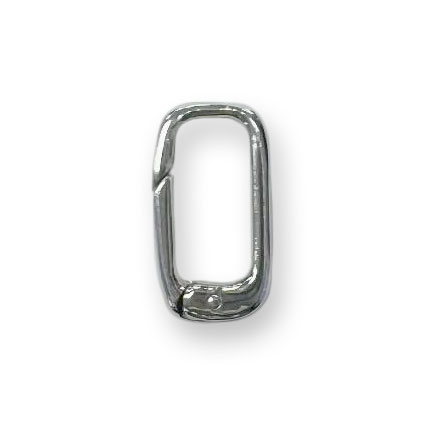 15x8 Rectangle Clip Clasp Sterling Silver