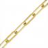 18" Paperclip style gold filled chain