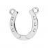 16mm Horseshoe Link Sterling Silver - view 1