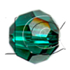 4mm Swarovski Crystal Round Facet Beads: Emerald